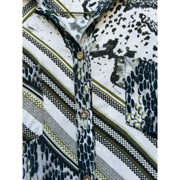 Ted Baker Mai Quartz Blouse‎ Button-Down Long Sleeves Collared Neck Size 0 - Picture 5 of 11